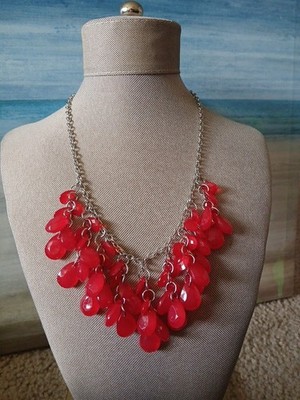 Paparazzi CRYSTAL CABERET red necklace New Nip