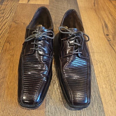 Rare, Leather ,Stacy Adam's Marcato ,Lizard and Eel Print ,Dress Shoes