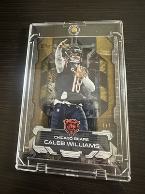 Topps 2026 Flagship Touchdown Machines Caleb Williams Gold 1/1 Super Fractor