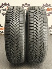 2x 185 60 R15 88T XL MICHELIN ALPIN M+S 6+MM TESTED FREE FITING