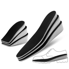 Men Women Invisible Height Increase Insoles Heel Lift Taller Shoe Inserts Pad US