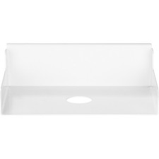 23182A InLine Slatwall Tray Small White D