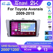 For Toyota Avensis Android CarPlay Car Radio GPS Stereo Multimedia Player Screen