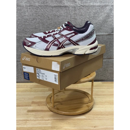 ASICS Gel 1130 Striscione Bianco Marrone Uomo Taglia 11 5 Nuovo!