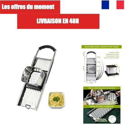 Râpe à Spätzle en Acier Inoxydable - Machine à Pâtes Pratique - Photo 1/4