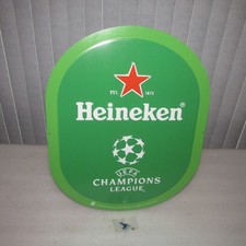 Heineken Beer SIGN Soccer UEFA Champions League SO NICE  2025 tin RARE