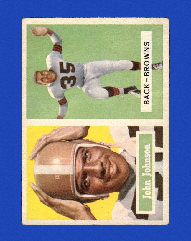 1957 Topps Set-Break # 16 John Henry Johnson VG-VGEX *GMCARDS*