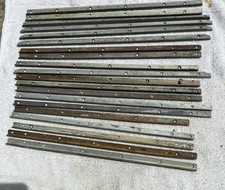 Antique Brass National Cash Register Wood Drawer RAILS 2 rails ONLY NCR