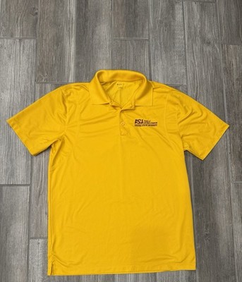 ASU School Of Letters And Sciences Yellow Shirt Large