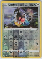 Chatot 112/159 Reverse Holo Crown Zenith