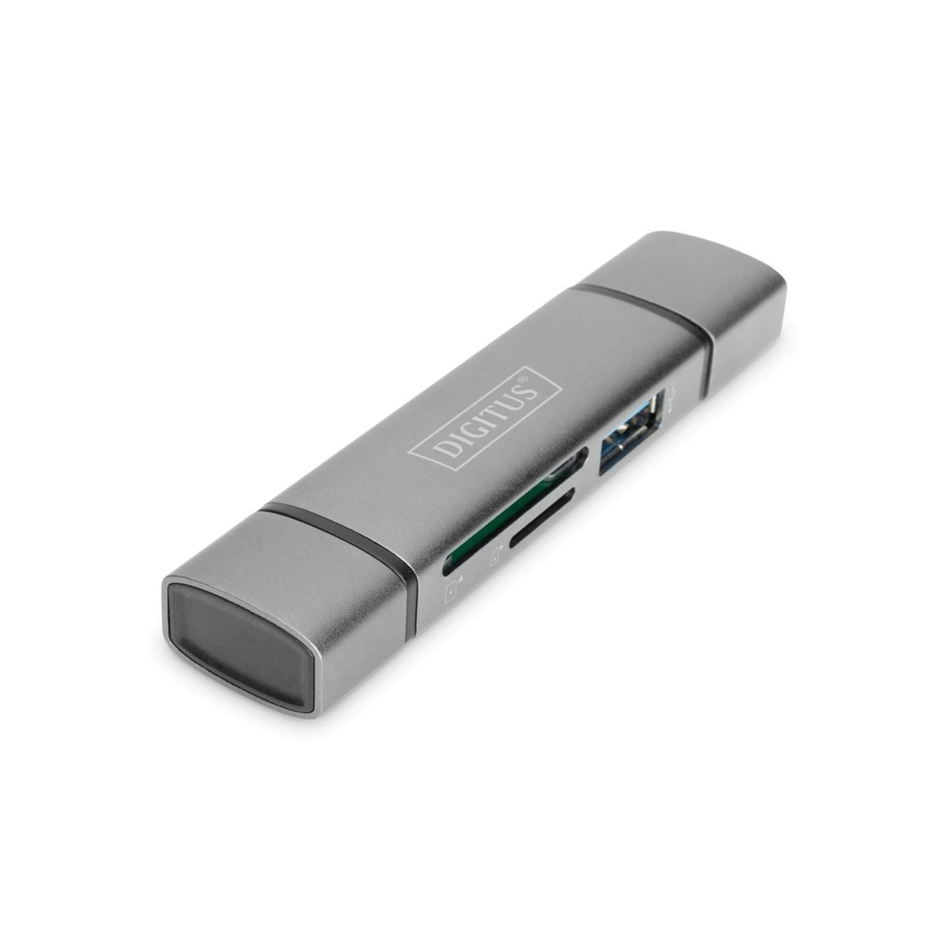 Digitus Noir Hub À Double Lecteur De Carte Usb-C™ Usb 3.0, Otg - Neuf - Image 2