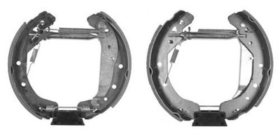 Bremsbackensatz Ø 230 mm 42 mm HELLA passend für u.a. OPEL ASTRA