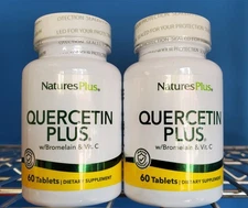 (2) Natures Plus Quercetin Plus Immune System Formula 60 Tablets