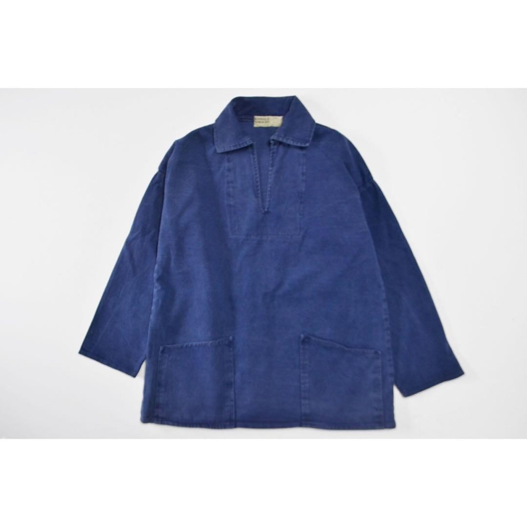 Vintage British Fisherman KINSALE SMOCKS Blue Cotton L | eBay
