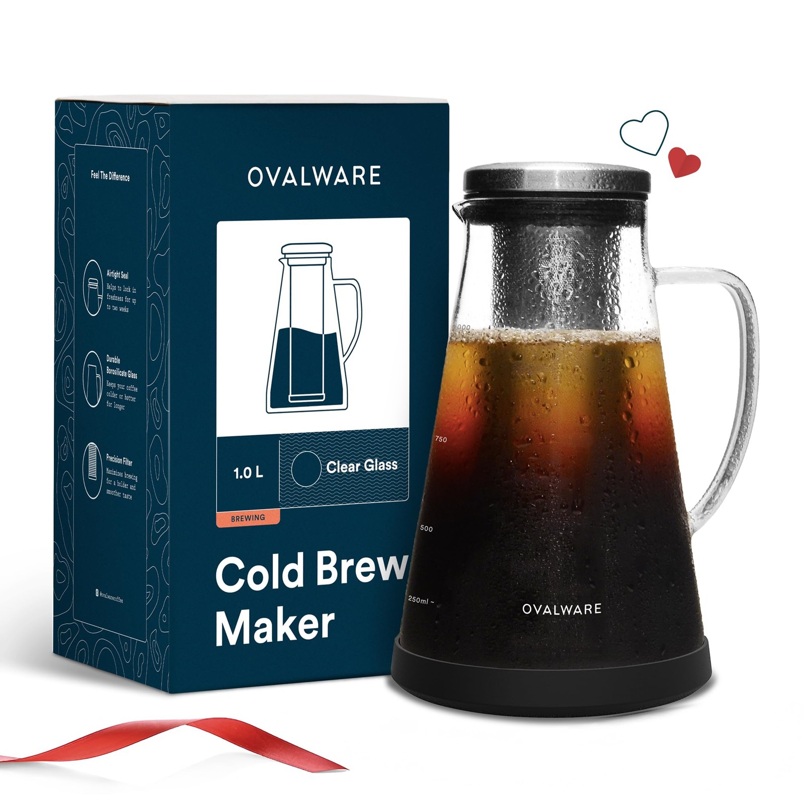 Pitcher And Tea Infuser With Spout - 1.0...