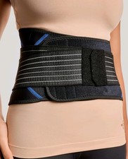 Tommie Copper Adjustable Compression Back Brace Unisex Size Small/Medium Black