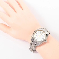 GRAND SEIKO Spring Drive SBGA517 Silver Men's Used Watch #11020 7