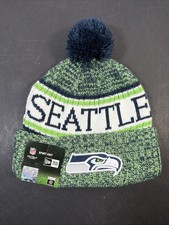 New Era Seattle Seahawks Sports Knit Beanie Cap Hat NFL 14 New Era, NWT