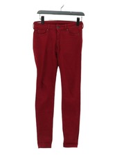 Pepe Jeans Women's Jeans W 25 in; L 30 in Red 100% Other Skinny