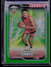 2024-25 Topps Chrome #191 Ulrich Chomche Topps Green Refractor RC