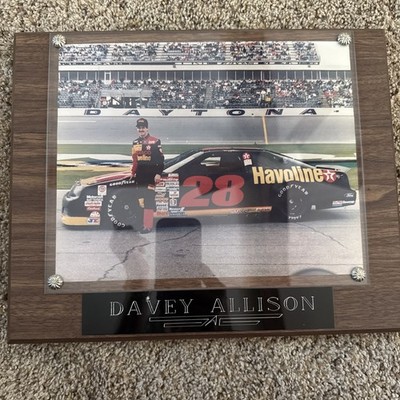 Davey Allison Wall Hanging 11.5x13 NASCAR #28