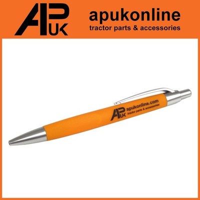 APUK Brand Pen Ballpoint Retractable Black Ink Orange Writing Home Office School