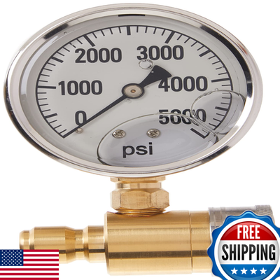 #ad North Star Proven Performance Northstar Pressure Washer Pressure Gauge 5000 $65.53