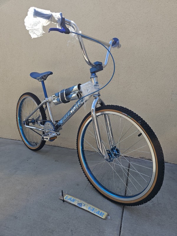 SHOW CHROME!!! Wow!!!  24" SE Floval Flyer Cruiser BMX Bike