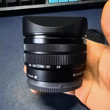 Square Metal Aluminum alloy Camera Lens Hood For Sony FE 28-60mm F4-5.6 Lens