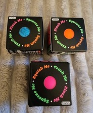 Schylling Needoh The Groovy Glob - Blue, Orange And Pink Lot of 3 NEW