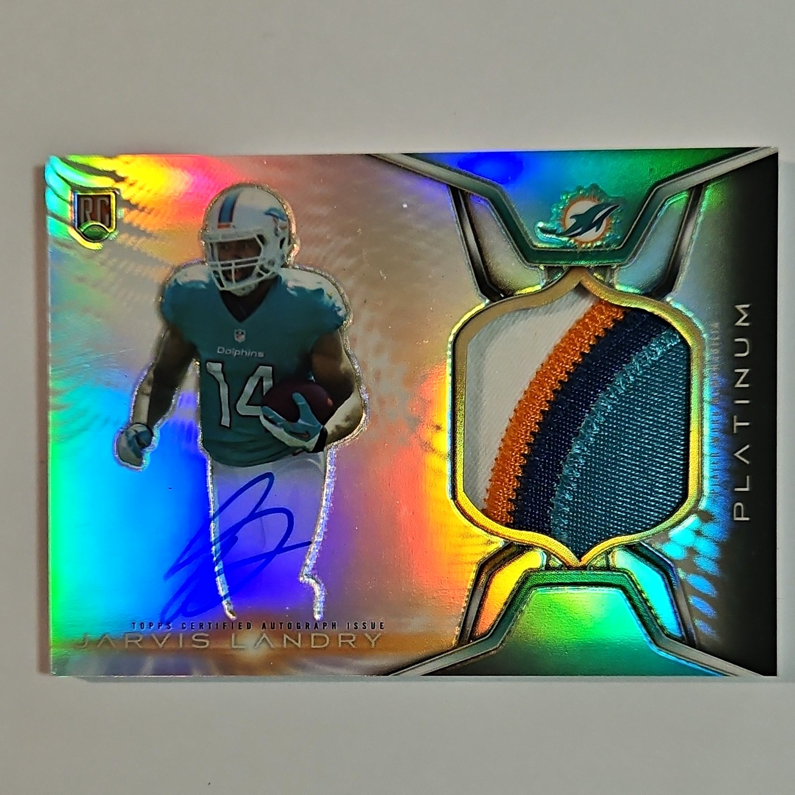 Jarvis Landry #ARP-JL 2014 Topps Platinum Football Rookie Patch Autographs