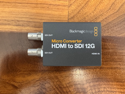 blackmagicdesign micro converter HMD to SDI 12G - no power supply