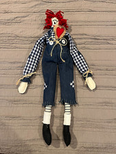 RAGGEDY ANDY 24" Handmade Primitive Folk Art Doll