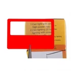 1X - 5X MAGNIFYING LENS FOR BUSINESS CARDS, POCKET