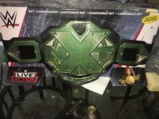 New Rare Live Action Mint WWE NXT Black Championship Belt For Kids 8