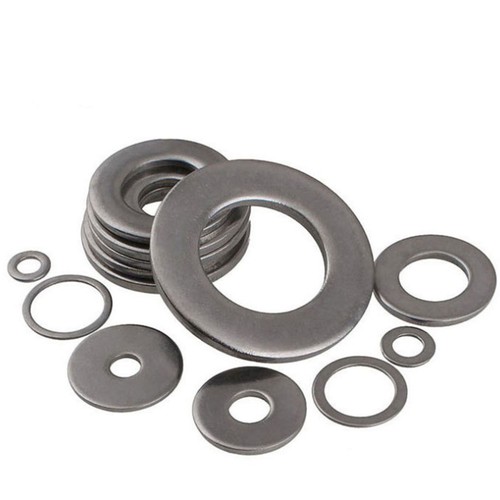 Lavadoras planas de acero inoxidable M12 M14 M16 M18 M20 M22 M24-M30 304 DIN 125 - Imagen 2 de 3