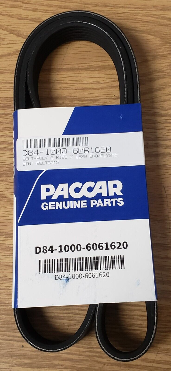 NEW GENUINE PACCAR PART ~ 6 RIBBED SERPENTINE BELT ~ 1620mm