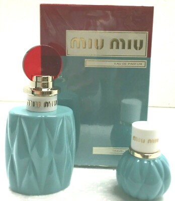 Miu Miu By Miu Miu Perfume Gift Set 3.4oz/100ml Edp SP + 0.67oz