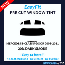 Easyfit Static Vor Cut Get&ouml;nt f&uuml;r Mercedes B-Klasse 5-door 2005-11 - 20% Dark