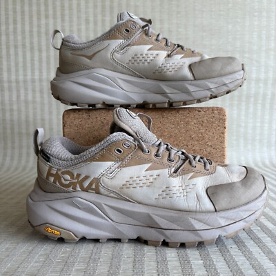 Hoka Mens Kaha Low Gore Tex 1123114-STBCR Brown Trail Running Hiking Shoe Size 7