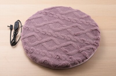 3COINS ''Keep Warm at Home'' Elektrisch beheiztes Laken Kissen USB A Lila   T43cm 