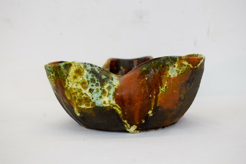 Glazed Ceramic Bowls By Claudio Pulli, 1960s - Picture 9 of 12