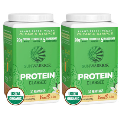 **2pack** SunWarrior - Protein Classic - Vanilla (750g)