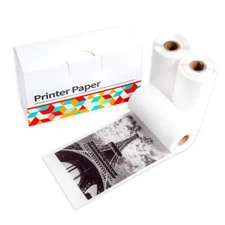 Phomemo White Sticker 2-Year Long-Lasting 53mm Thermal Paper for M02/M03 Printer