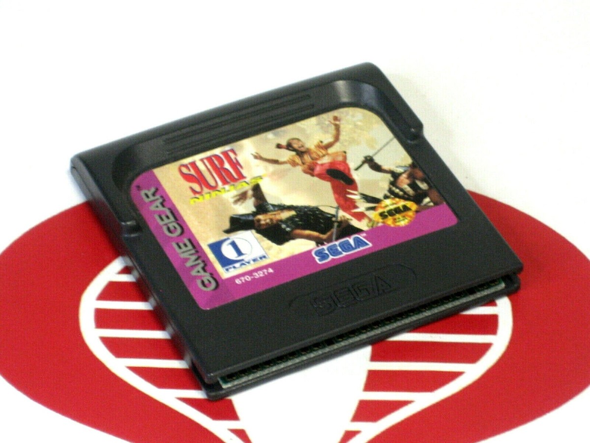 Sega Game Gear Game Surf Ninjas Tested WORKING Sega | eBay