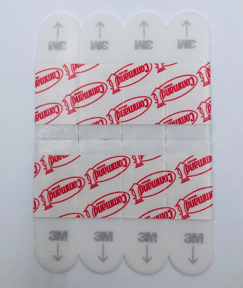 16 Command Strips 3M Poster White Small 8 Pairs Damage Free Hanging 1.75" Inch - Image 2 of 2
