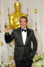 Jean Dujardin "The Artist-Oscar" autograph signed 20x30 cm picture 