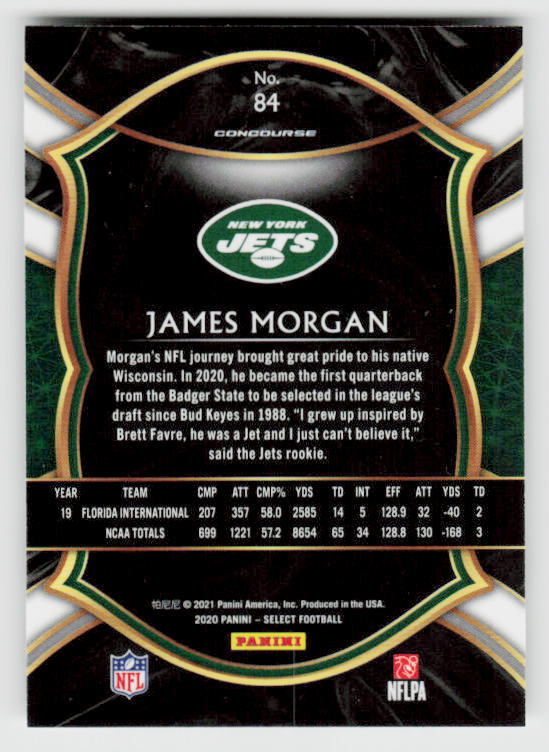 2020 Panini Select #84 James Morgan | eBay