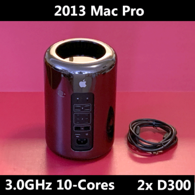2013 Mac Pro | 3.0 GHz 10-Core | Dual AMD D300 | 128GB RAM | 1TB