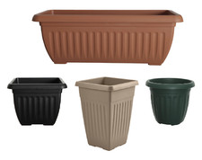 Athens Flower Vegetable Water Plant Planter Pots Round Square Tall Rectangular